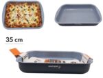 DOSTHOFF RECTANGULAR OVEN TRAY BLACK 35 CM