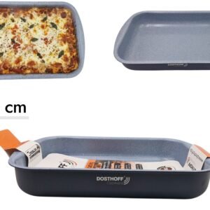DOSTHOFF RECTANGULAR OVEN TRAY BLACK 35 CM