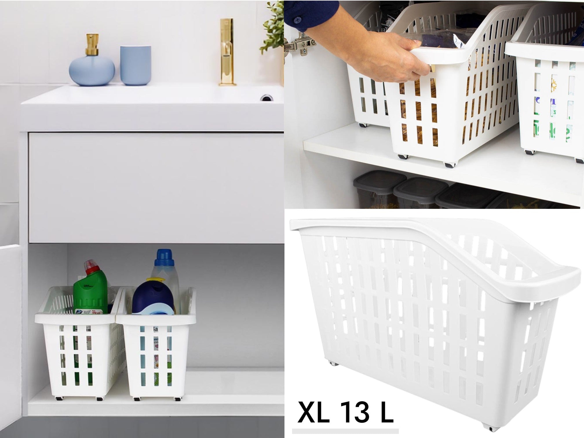 df5de45c172d37e86dc0771a57113abb.jpg DecoBella Extra Large Organizer Basket with Wheels