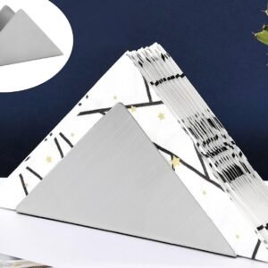 Tissue Holder Stainless Steel Triangle Shape