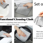 Multifunctional Cleaning Cloth and Scrubber 20 cm X6