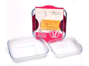 Dotted Squared Oven Tray Set of 2