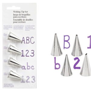 Writing Tip Set for Cake Icing x4