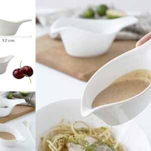Mini Porcelain Bird-Shaped Pour Gravy Sauce Boat Creamer
