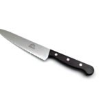 Serrated Chef Knife with Wooden Handle 20cm