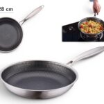 Tri-ply Stainless Steel 18/10 Frypan 28 cm