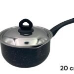 Black Granite Nouval Sauce Pan 20 cm