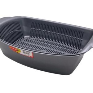 Plastic Rect Strainer and Bowl Set