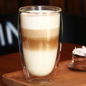 Double Wall Glass Cup 450 ml - 15 cm