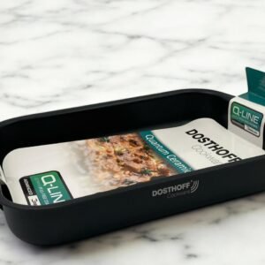 Dosthoff Black Quantum Rectangular Oven Tray 35 cm
