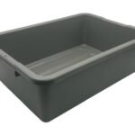 Rectangular Plastic Service Storage Tote Box 52.5 x 38 x 16.5