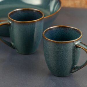 Dosthoff "Ocean Blue Green" Glazed Mug 16 OZ