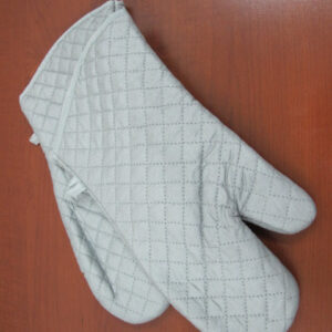 Insulated Grey Oven Gloves 30 cm
