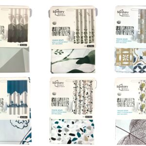 EVA and PE Shower Curtain 180x180