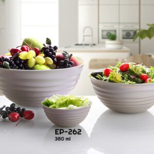 Small Plastic Bowl Wavy Design 380 ml - 12 cm