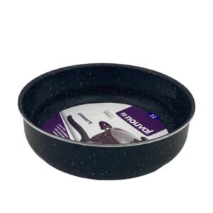 Black Granite Nouval Round Oven Tray 22 cm