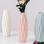 Plastic Vase Ceramic Look 21 cm