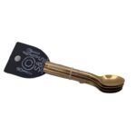 Plain modern golden demitasse spoons X6