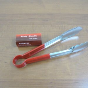 Stainless utility tong 23 cm