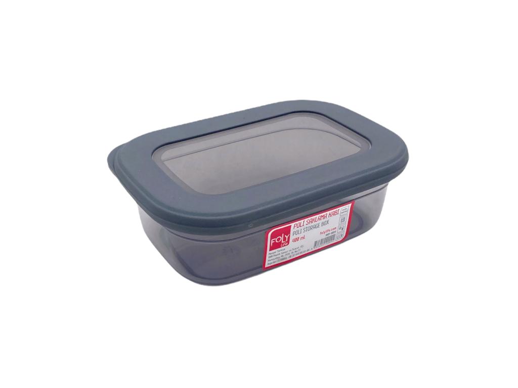 e8f9832b5d2a286a2b69f3a18763cb0a.jpg 400 ml Poli Food Storage Box with Silicon Rim Cover