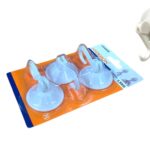 Small Strong White Suction Cup Round Hook X3