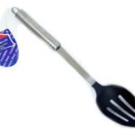 Non Stick Slotted Serving Spoon with Stainless Steel Handle
