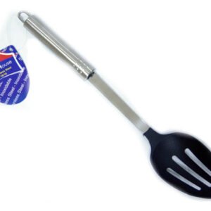Non Stick Slotted Serving Spoon with Stainless Steel Handle