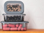 Set of 3 Poli Food Storage Box with Silicon Rim Cover