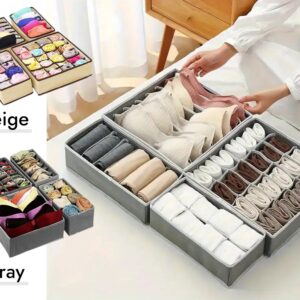 Set of 4 Non Woven Organizers for Drawer Organization