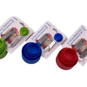 8 pcs Measuring Cups and Spoons With SS Handle