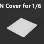 Cover for Gastronorm Plastic Storage Container 1/6