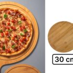 Pizza and Charcuterie Serving Board with Handle 30 cm