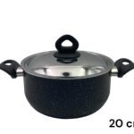Black Granite Nouval Casserole 20 cm