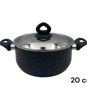 Black Granite Nouval Casserole 20 cm