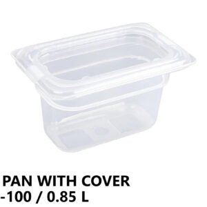 Gastronorm Plastic Storage Container 1/9 100 mm - 0.85 L