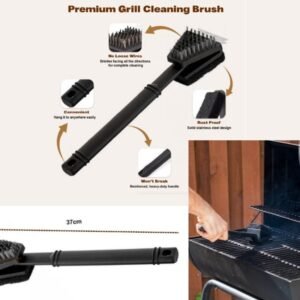 Heavy Duty Premium 3 in 1 grill brush