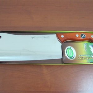 Large Butcher knife with wooden handle