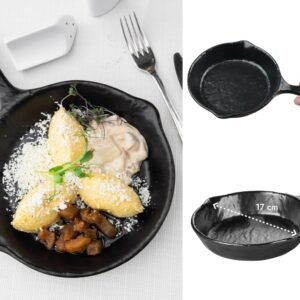 Melamine Small Skillet Shaped Bowl 17 cm