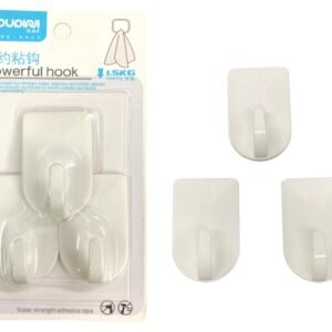 Strong Plastic Adhesive Hooks X3