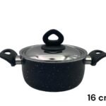 Black Granite Nouval Casserole 16 cm