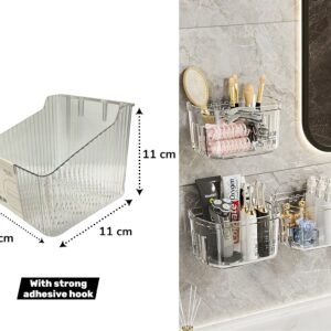 Perforated Unbreakable Transparent Storage Organizer 1