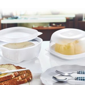 Small Plastic Cheese Keeper and Presentation Board