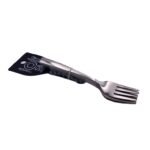 Plain modern cake forks X6.
