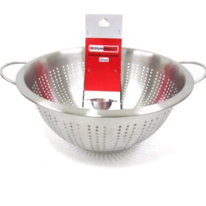 Stainless Steel punching colander; 27 cm