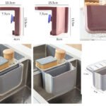 Kitchen Sink Foldable Draining Basket with Soap Holder