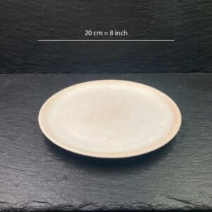 Beige Marble Melamine Dessert Plate 8 inch X6