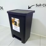 Soft Close Heavy Duty Plastic Pedal Dustbin 50L