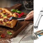 Stainless Steel Pizza Serving Spatula with Tong