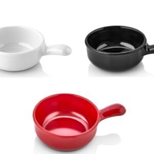 Melamine Sauce Bowl with Handle 7.5 cm