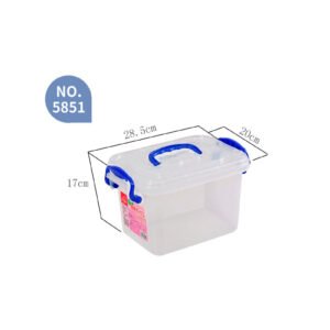 ECOPLUS Clear Storage Box 6 lt